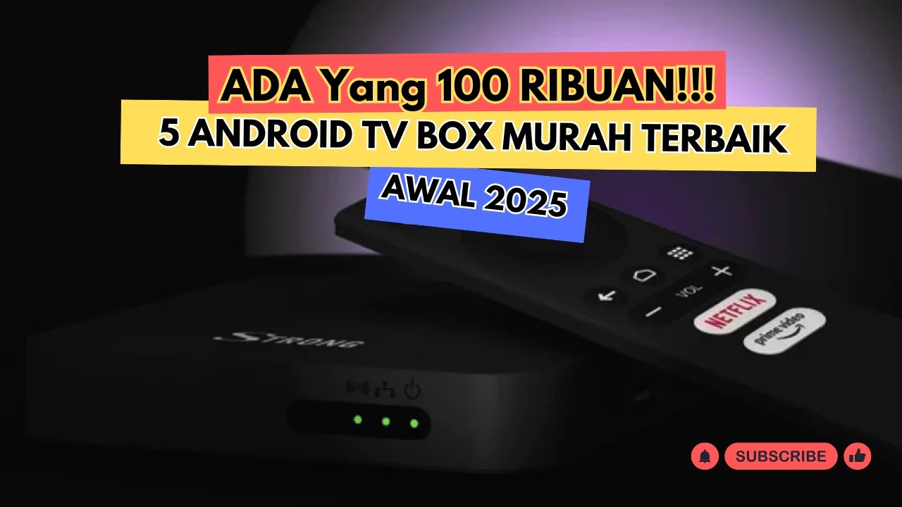 ADA Yang 100 RIBUAN!!! Rekomendasi 5 ANDROID TV BOX MURAH TERBAIK Awal 2025