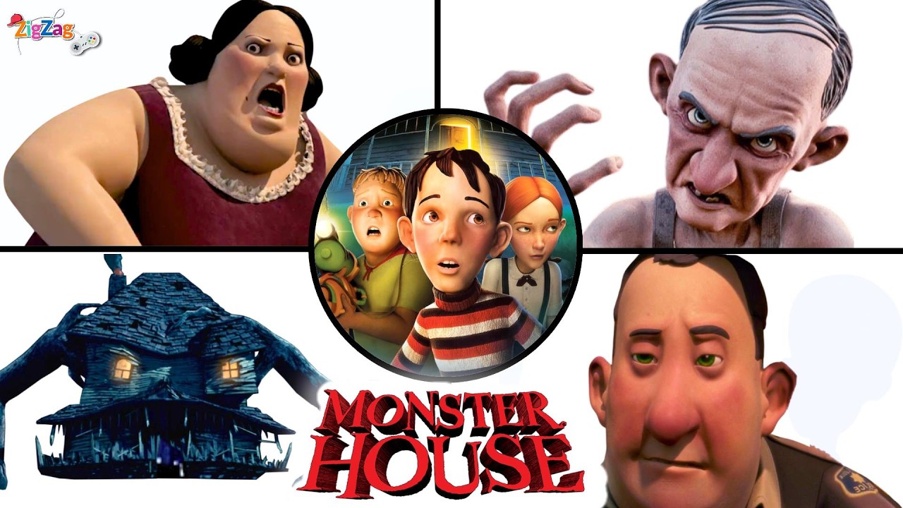 Monster House All Bosses + Ending | GameCube 4K @FHSFullHorrorStories