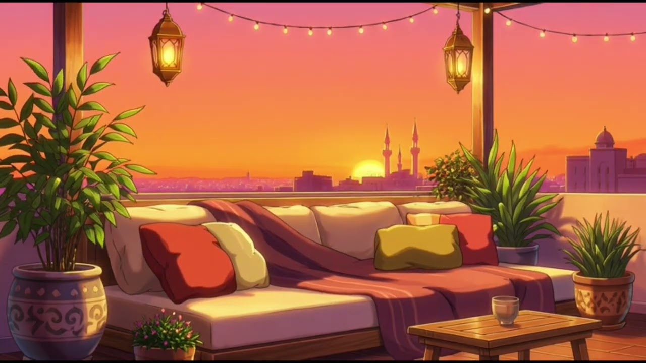 Golden Hour in Cairo | Arabic Jazz Lofi at Sunset