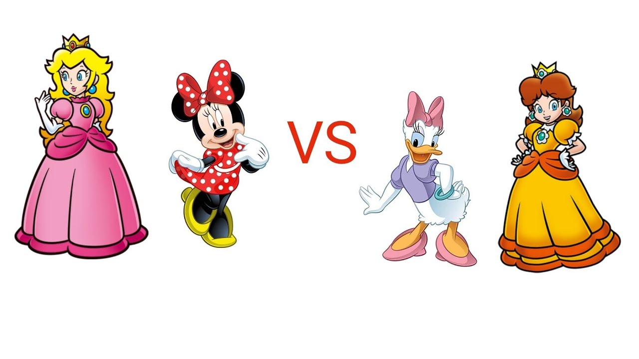 mugen Minnie mouse/peach vs daisy duck/daisy 