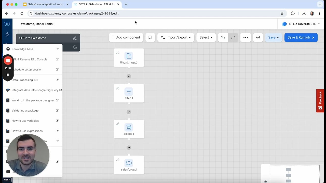 Salesforce Data Integration Demo - Integrate.io