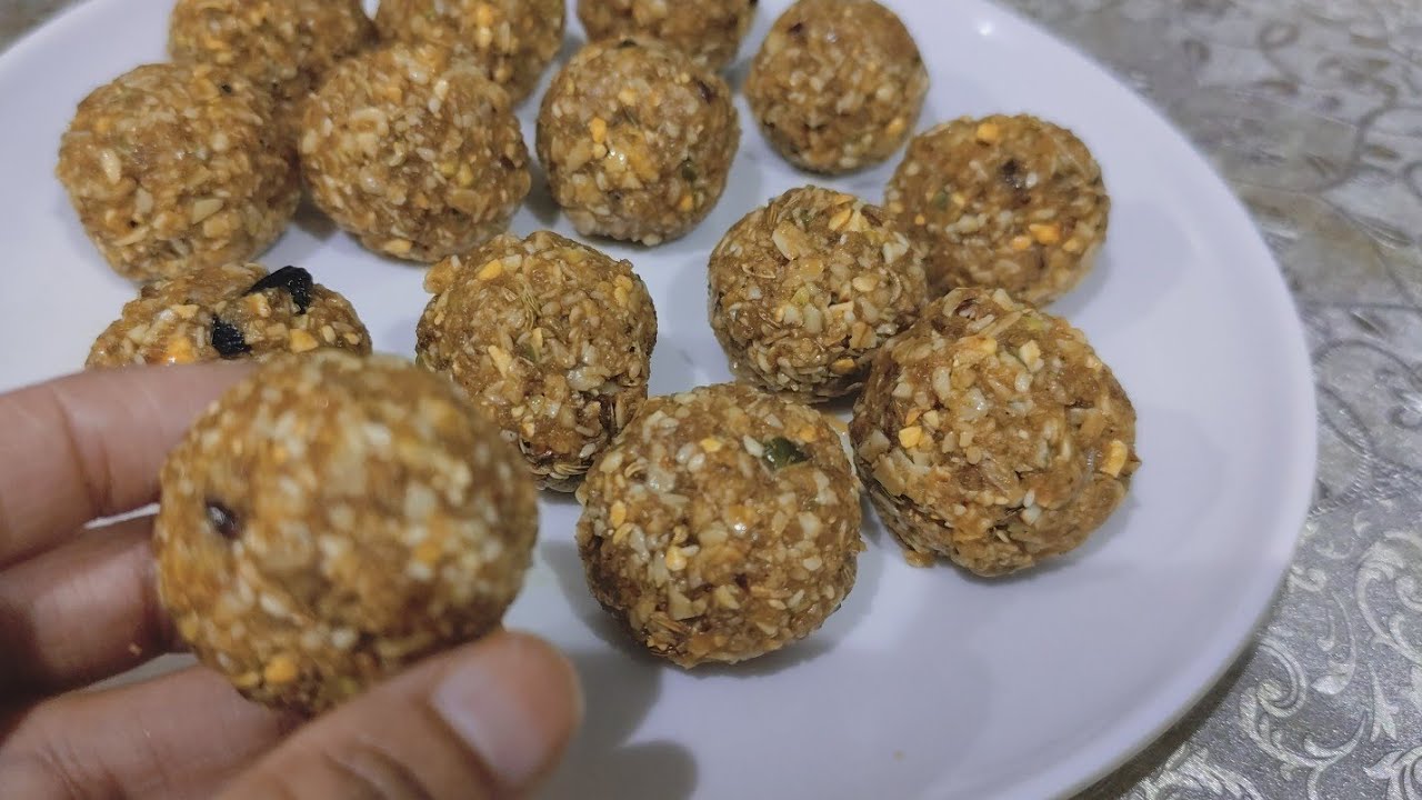 Homemade healthy and energy booster laddu recipe/dry fruits laddu/maa ke haath ka swaad