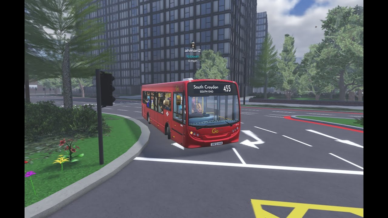 Roblox Croydon | Route 455 Beddington - South Croydon | GoAway London Env 200 FaceLift | Sim Server
