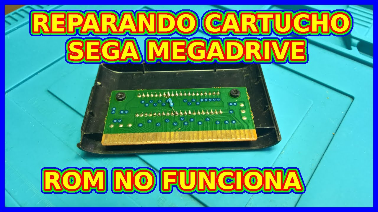 🎉 REPARE Cartucho No funciona SEGA Megadrive   Arreglar ROM averiada 🎉 E0161