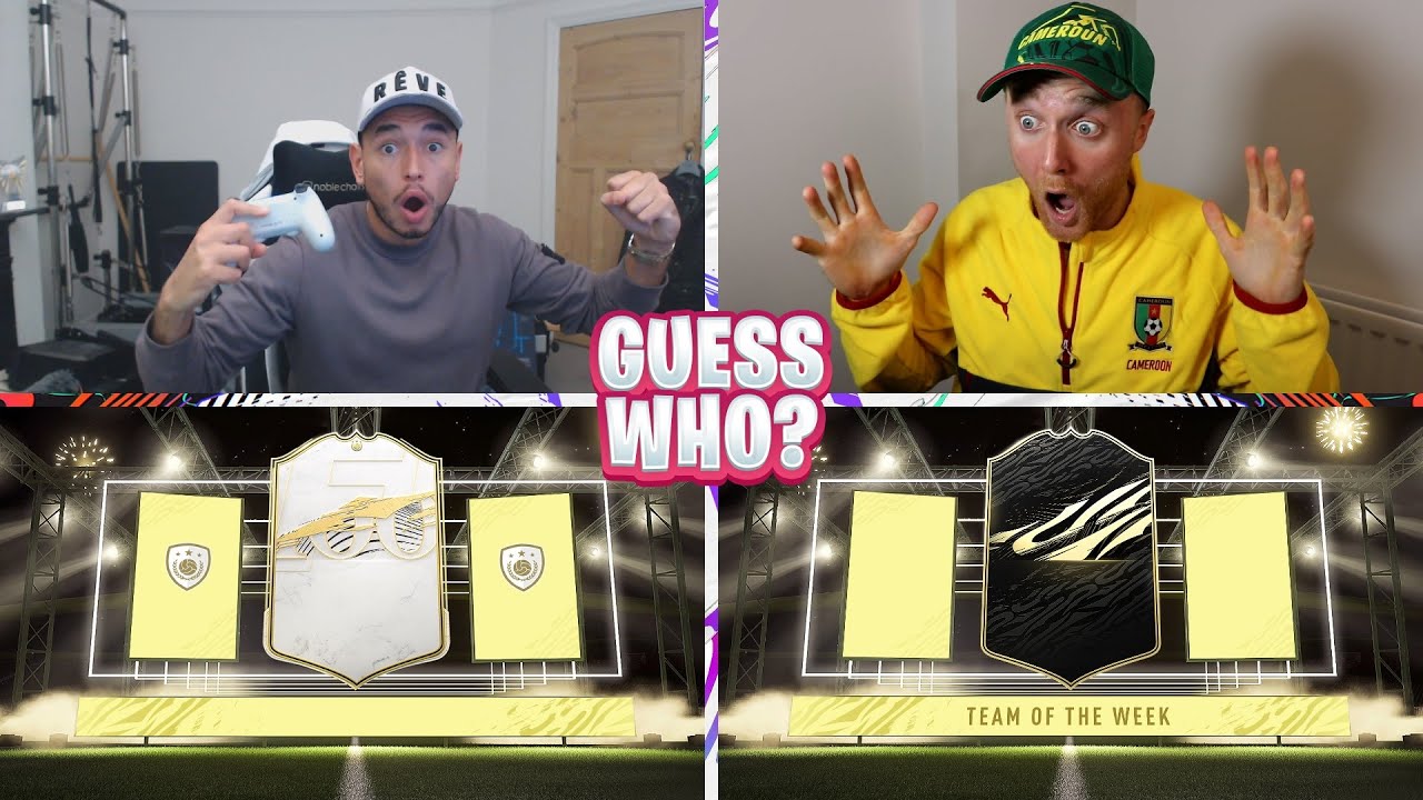 ANOTHER ICON ON THE LINE!!! EPIC GUESS WHO FIFA vs Theo Baker!!! (GUESS WHO FIFA 21)
