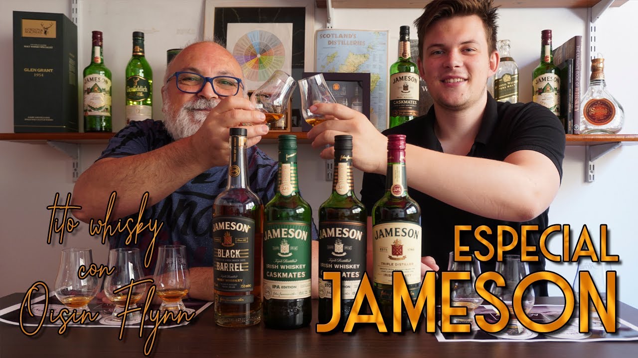 Cata especial JAMESON WHISKEY: Jameson Original, Caskmates Stout e IPA🍻 y Black Barrel |Tito Whisky
