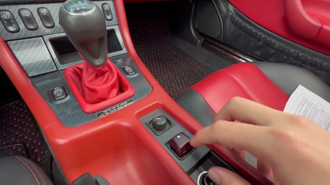 1999 Mercedes SLK 230 lights and buttons