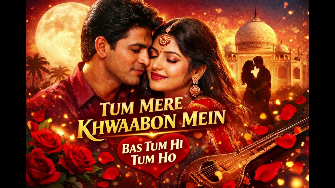Tum Mere Khwaabon Mein ❤️ | 90s Bollywood Romantic Song | Kumar Sanu & Alka Yagnik Style