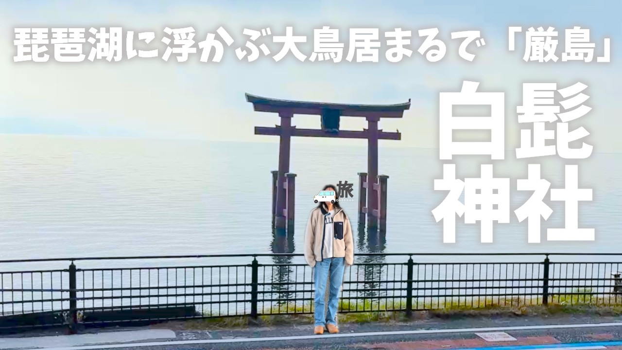 【滋賀県観光】①マキノ高原メタセコイア並木②白髭神社には琵琶湖に浮かぶ大鳥居があってまるで「厳島」[Shiga Tourism] ① Metasequoia ② Shirahige Shrine