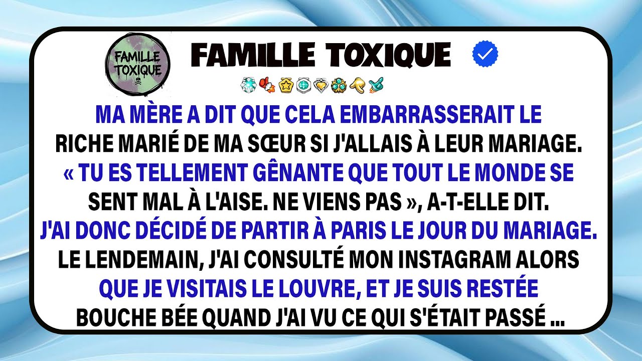 Je N’ai Pas Été Invité Au Mariage De Ma Sœur, Puis Une Vidéo Du Marié A Choqué Tout Le Monde.