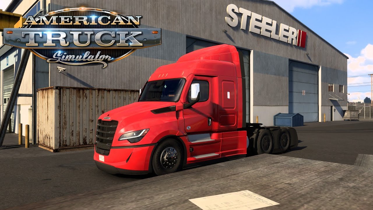 Mein neuer Lieblingstruck im ATS? / Americantrucksimulator / 1.53 / Deutsch / Freightliner Cascadia