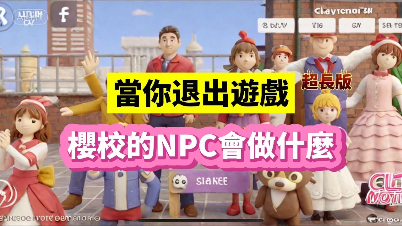SAKURA School Simulator 櫻花校園模擬器：當你退出遊戲後，櫻花校園裡的NPC們都會做什麼 全集大放送 #sakuraschoolsimulator
