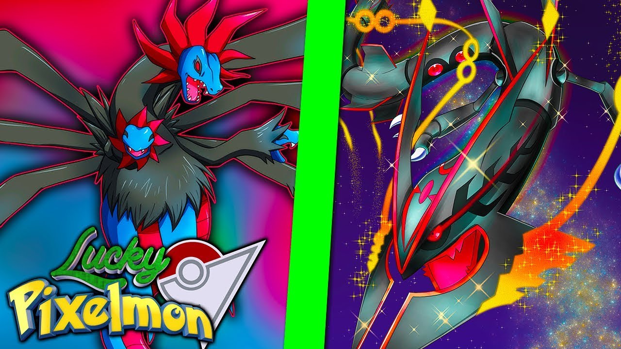 Minecraft LUCKY PIXELMON ELITE FOUR - MEGA RAYQUAZA SHINY vs HYDREIGON ! O IMPOSSÍVEL ACONTECEU !!