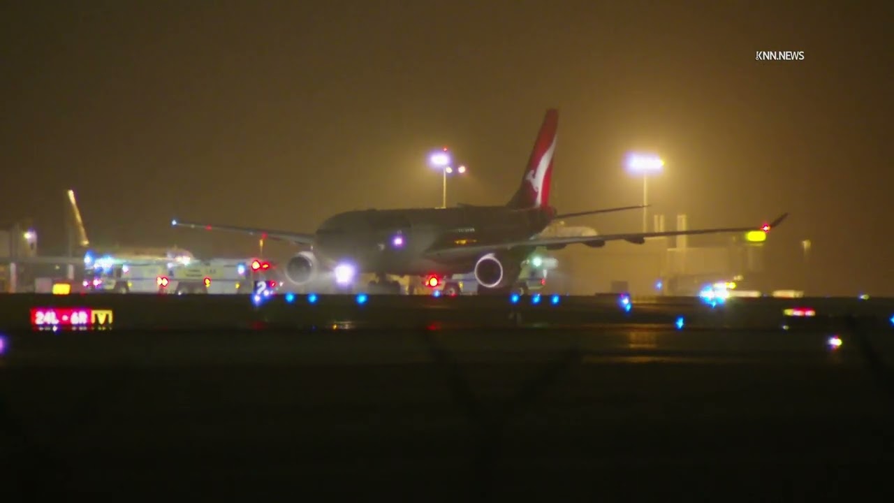 Qantas Airlines Makes Emergency Landing At LAX