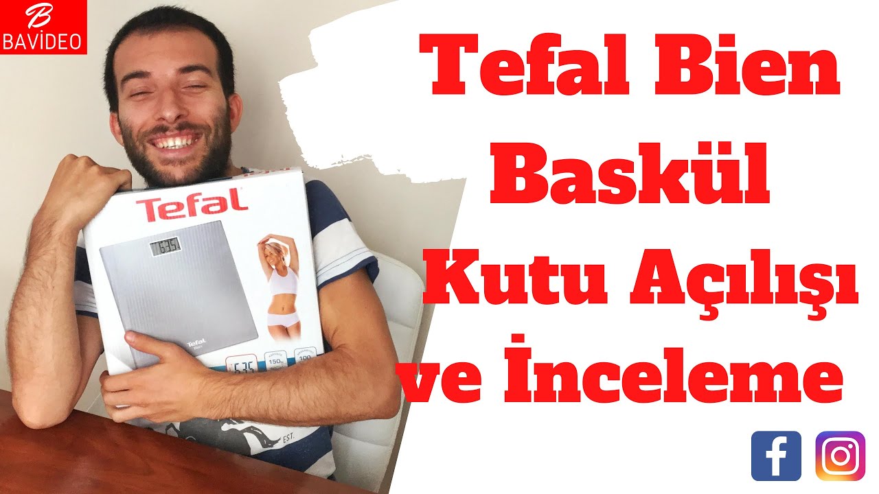 Tefal Bien Baskül Kutu Açılışı ve İnceleme #reklam