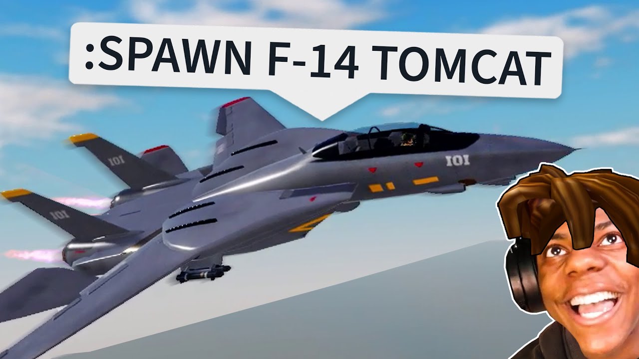Смешные моменты ROBLOX War Tycoon (F-14 TOMCAT)