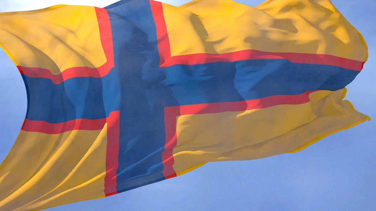 Waving flag and National Anthem of the Ingrian Finns (Ingermanland), 