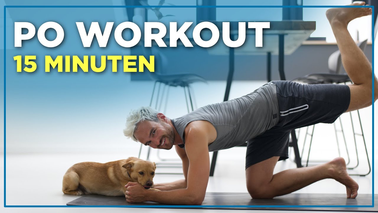 15 Minuten Po-Workout für Zuhause - Sehr effektiv!