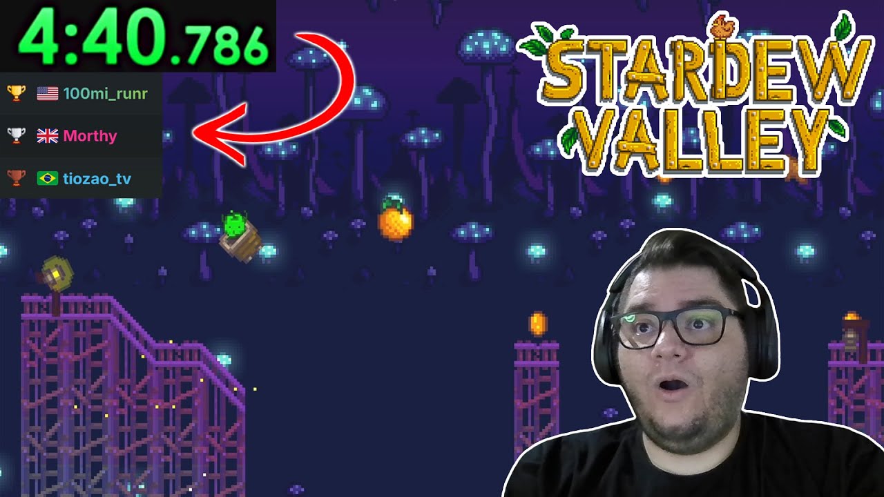 EU COLOQUEI O BRASIL NO PÓDIO MUNDIAL DE SPEEDRUN DE JUNIMO KART!!! | STARDEW VALLEY