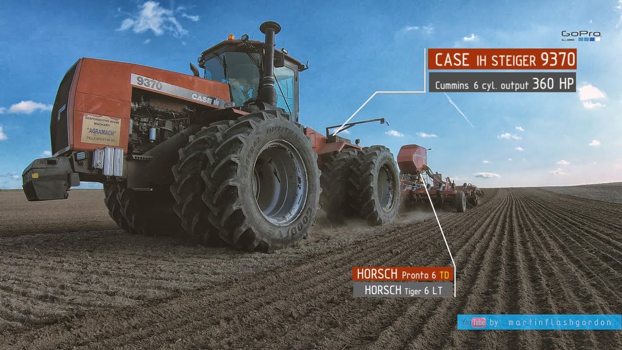 Steiger 9370 CASE IH with Cummins 6 cyl. 360 HP in POLAND