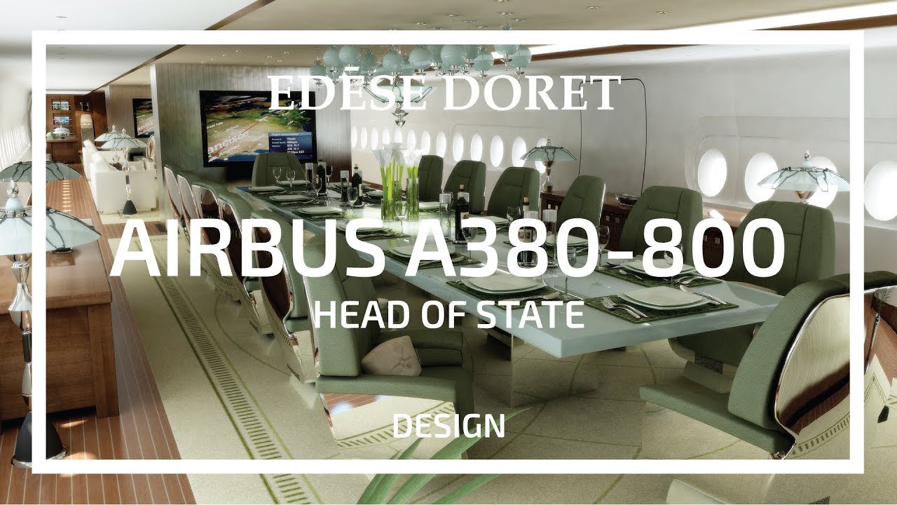 Head of State Airbus A380 designed by Edése Doret