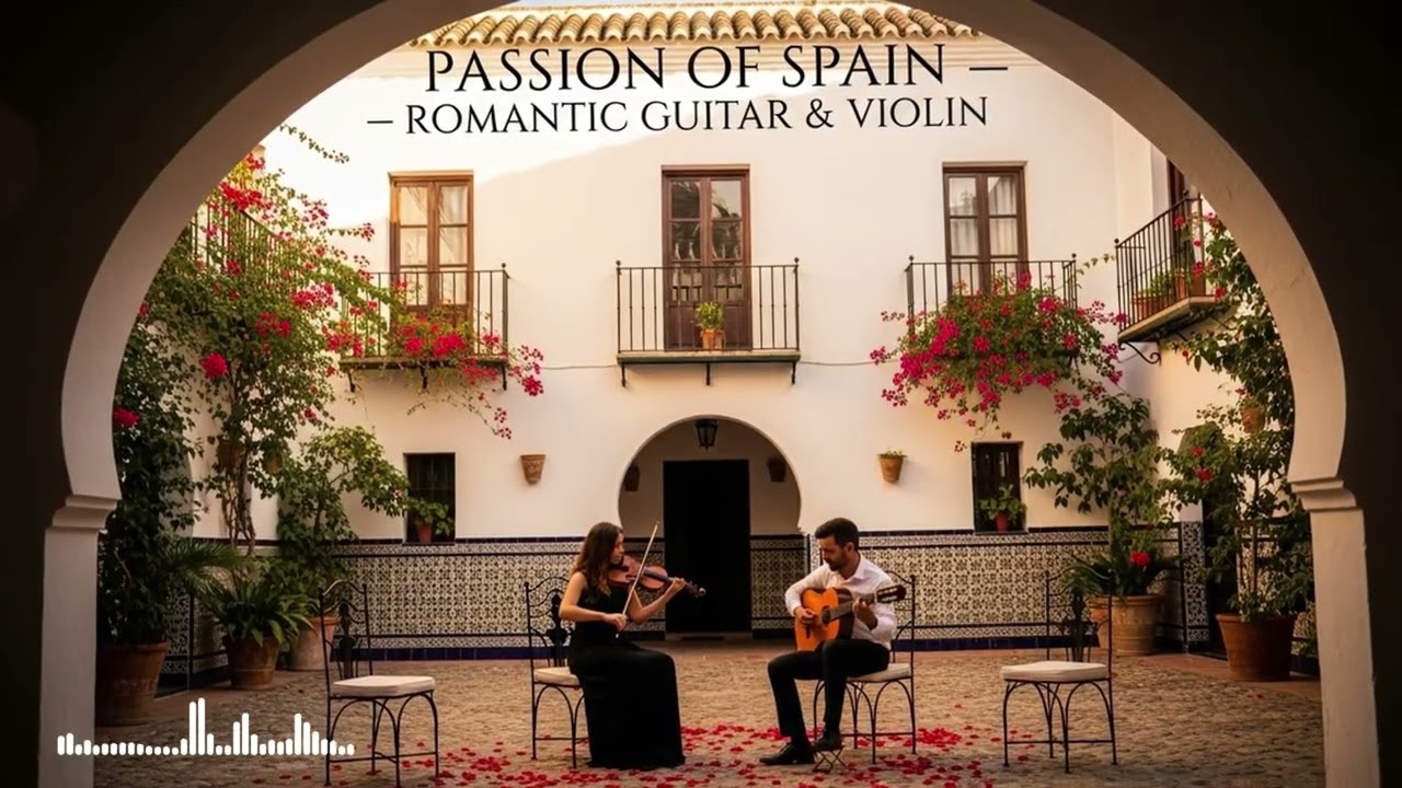 🎶 Flamenco Guitar & Violín – Música Romántica Para El Alma