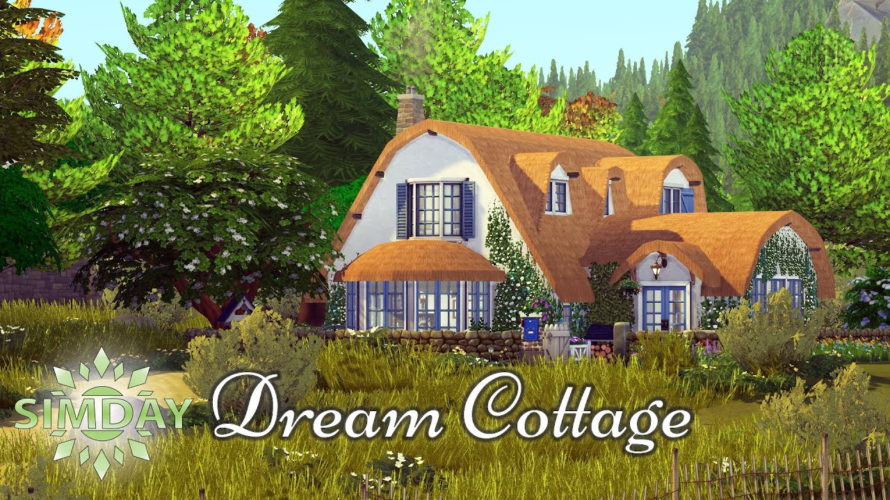 Dream Seaside Cottage | The Sims 4 Stop Motion Speed Build