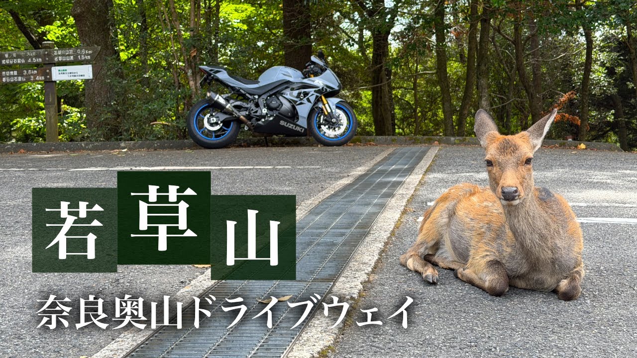若草山へ！奈良奥山ドライブウェイで行く絶景ツーリング【GSX-R1000R】