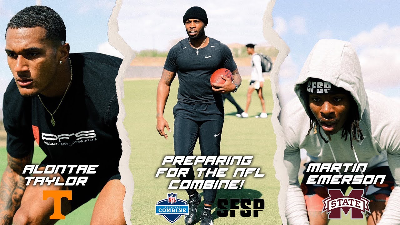 PREPARING FOR THE COMBINE WITH MARTIN EMERSON AND ALONTAE TAYLOR!