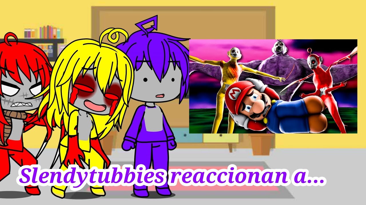 Slendytubbies reaccionan a Mario & SMG4 play slendytubbies (Créditos a SMG4) 