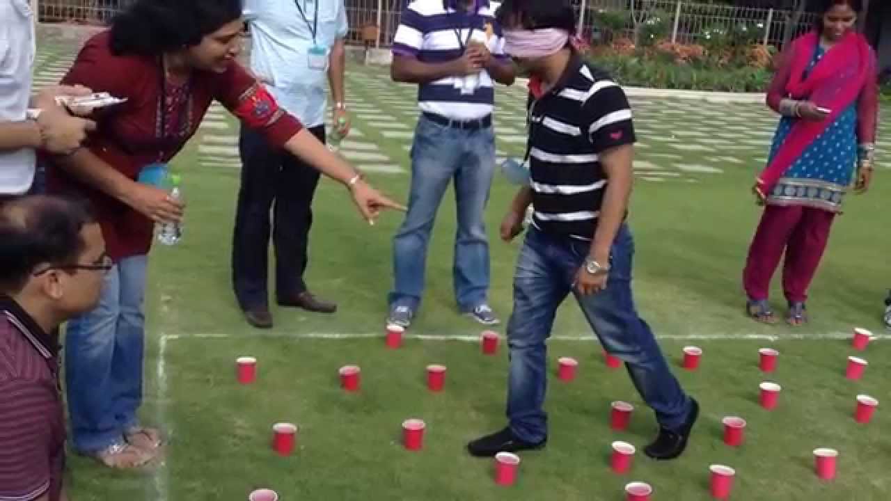 Team Building Activities - Blind Fold