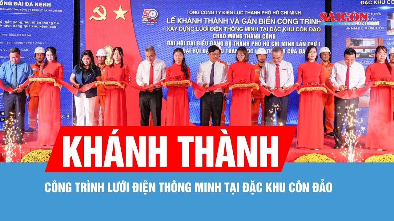 Khánh thành công trình lưới điện thông minh tại đặc khu Côn Đảo
