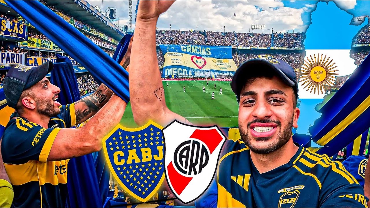 UN ALEMAN EN LA BARRA DE BOCA VS RIVER / EL SUPERCLÁSICO ⚽️🇦🇷