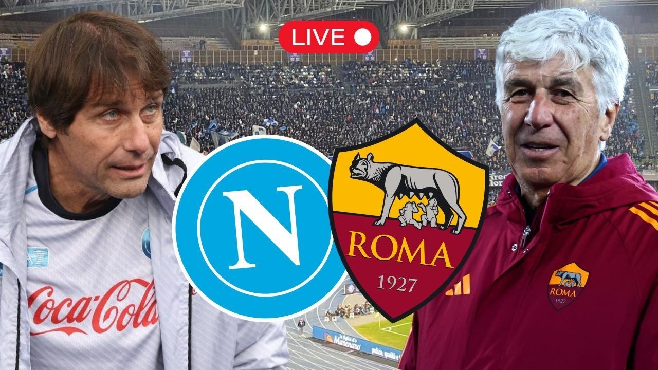 Napoli Roma LIVE 🔴 Partita Serie A con i tifosi napoletani allo stadio Maradona