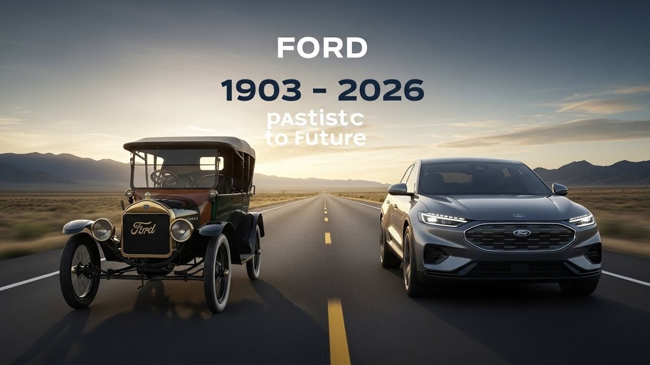 Ford Car Evolution 1903–2026 | America’s Automotive Journey From Model A to Future EVs