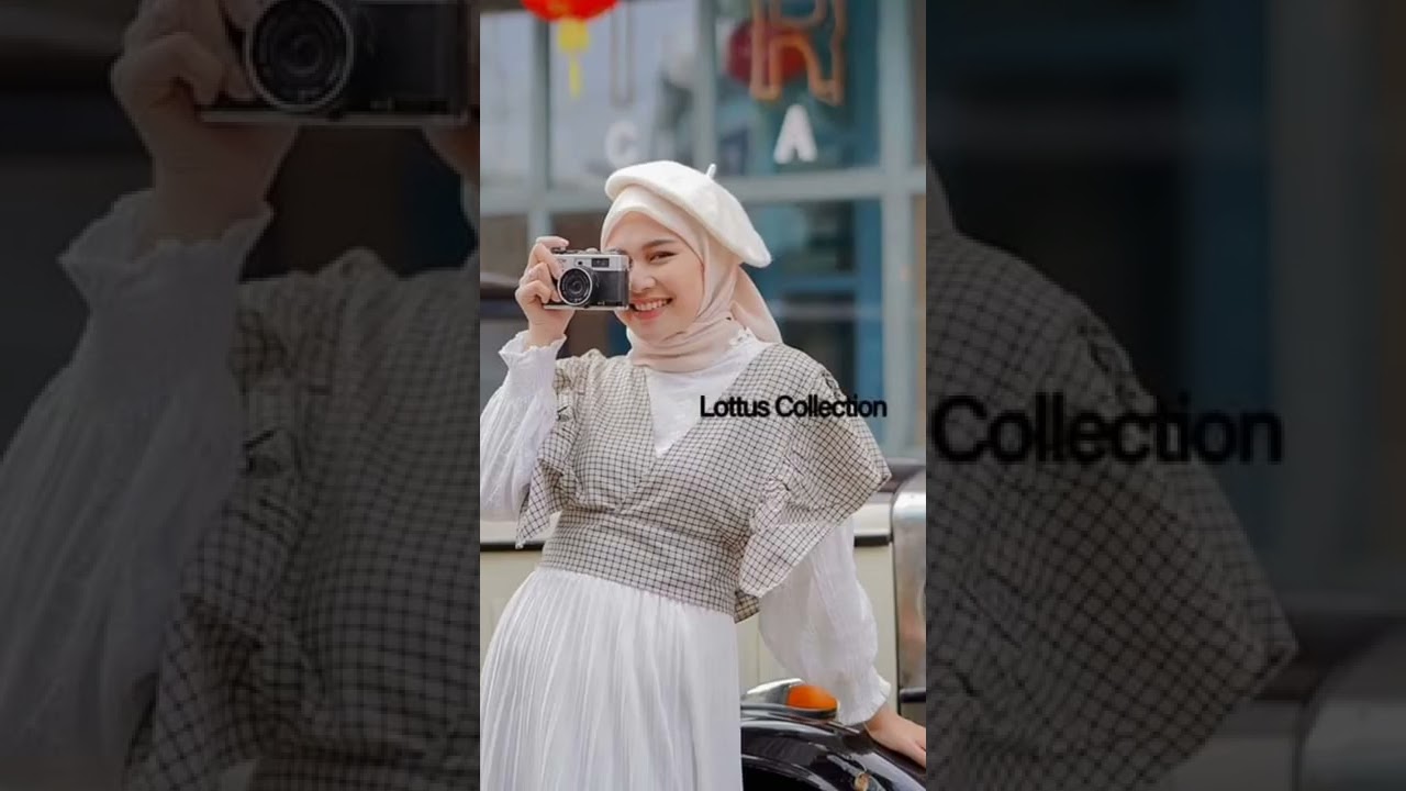 Racun Shopee Inspirasi OOTD Pake Vest Tartan Outer Rumbai Pita| link dikomentar #shorts #ootdhijab