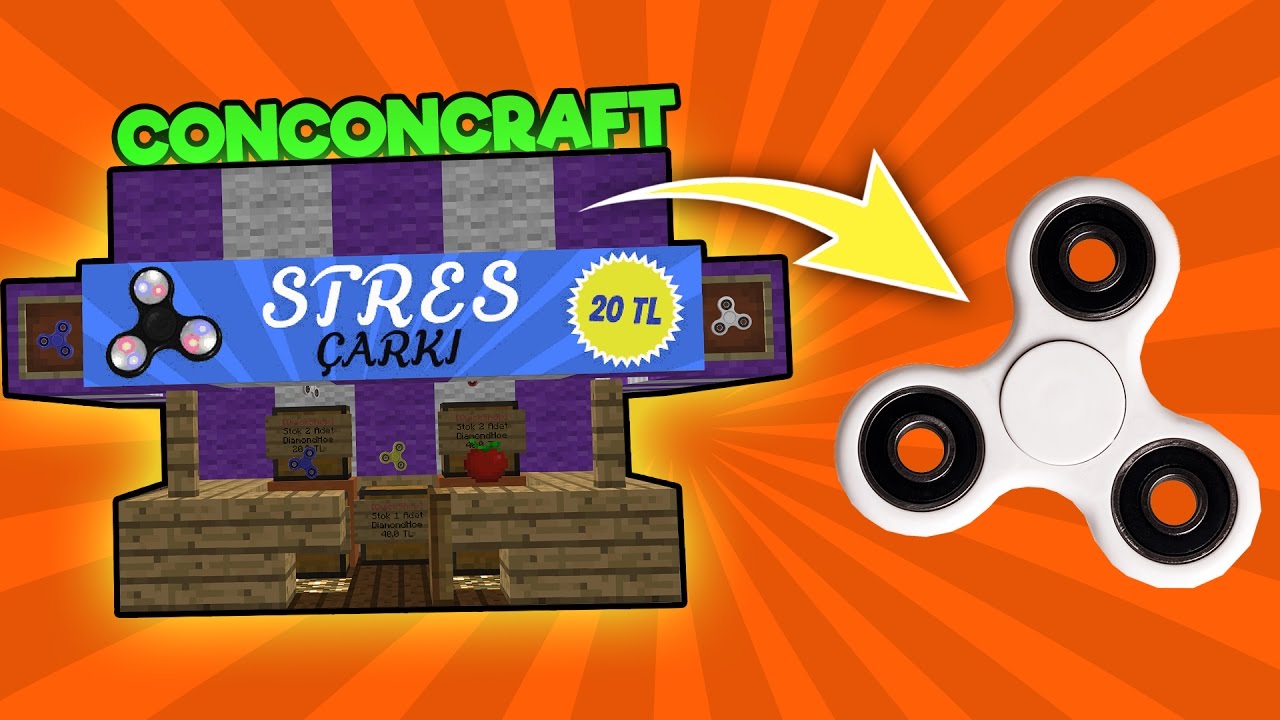 MİNECRAFT'TA HIZLI STRES &Ccedil;ARKI D&Uuml;KKANI -  CONCONCRAFT #8