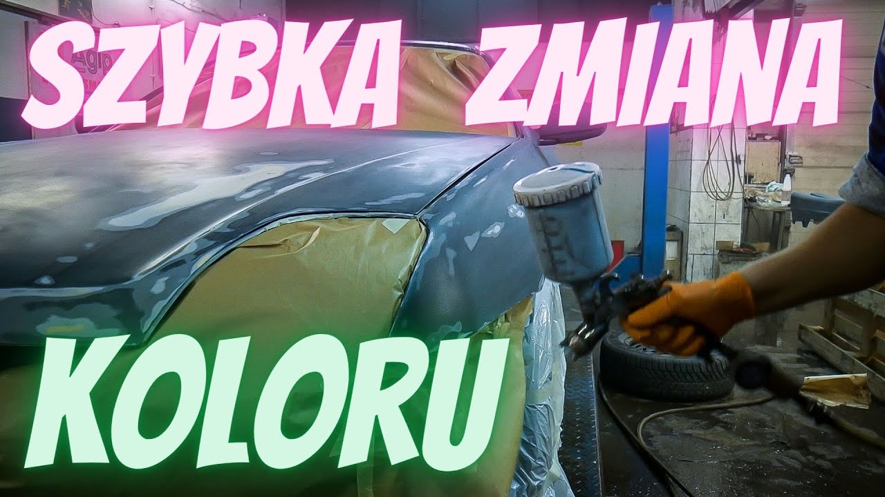 Honda Prelude - pomalowałem ją lakierem do terenówek! (Malowanie raptorem)