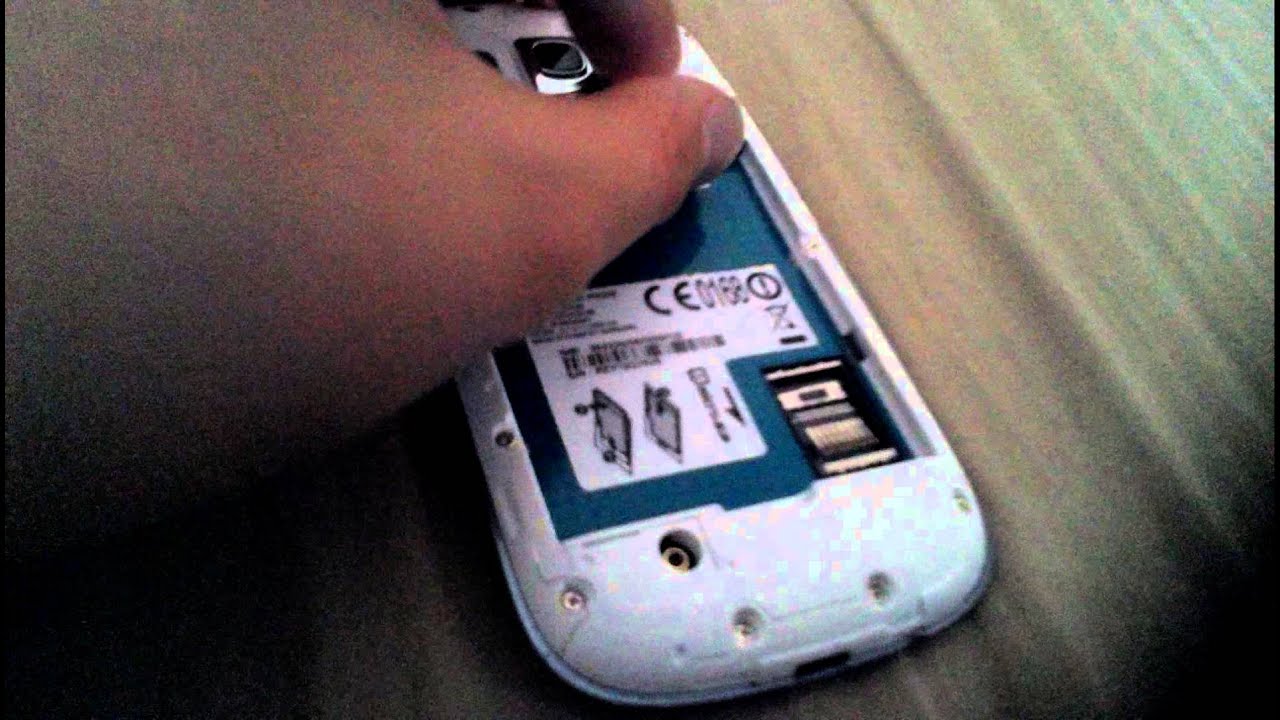 Samsung galaxy s3 mini how to insert sim card