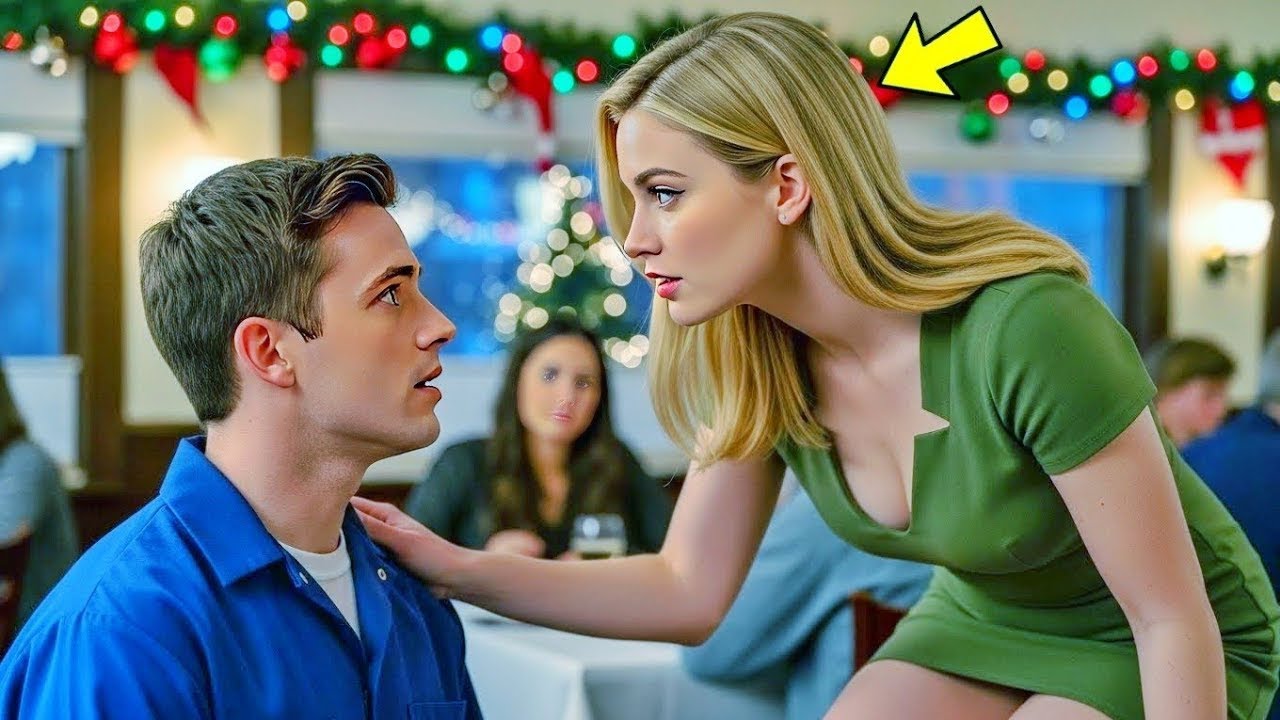 A Single Dad Janitor Was Rejected on Christmas  Date Then a Woman Whispered “Will You Be My Husband?