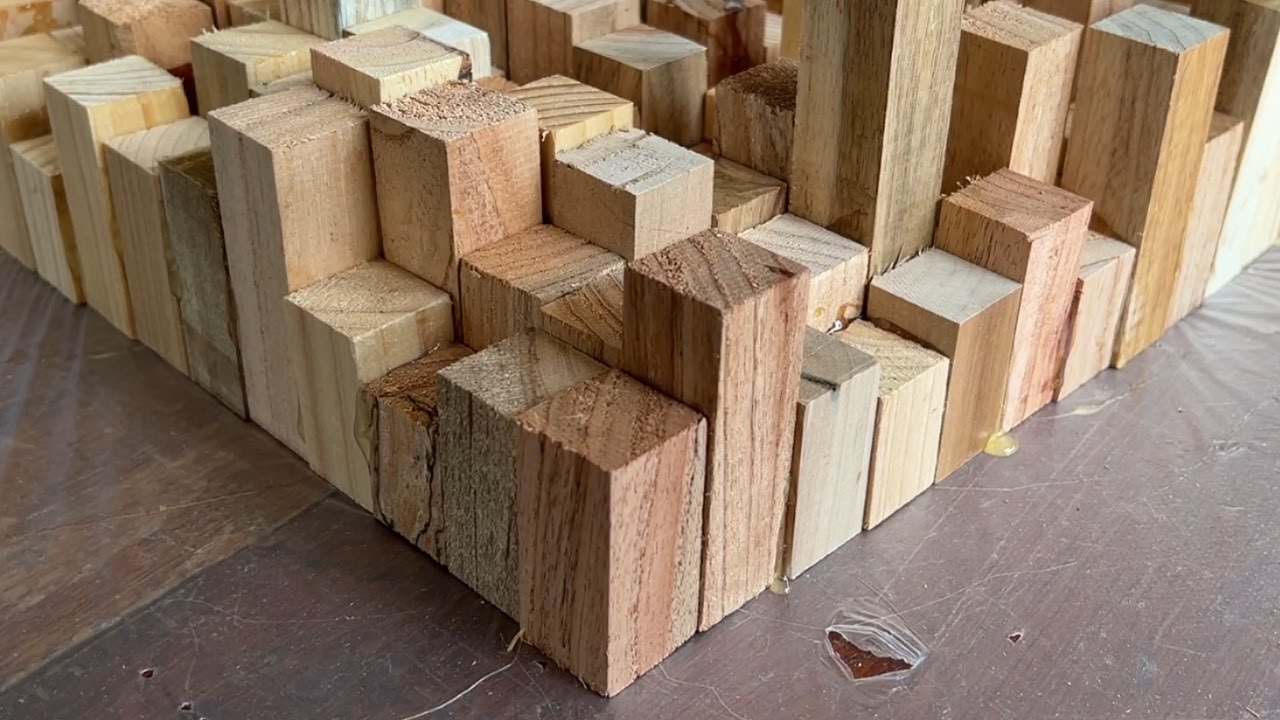 Maximizing Discarded Wood for a Gorgeous Result // Upcycling Wood Scraps