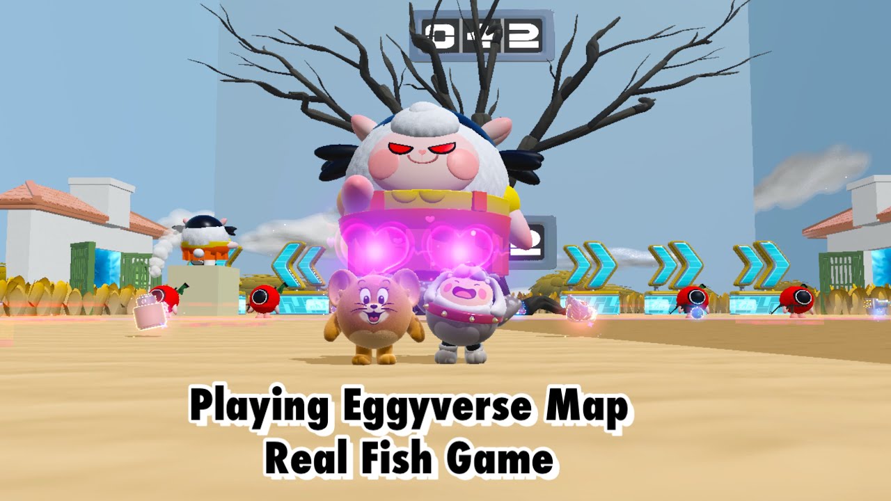 Playing Eggyverse Map Real Fish Game - Eggy Party