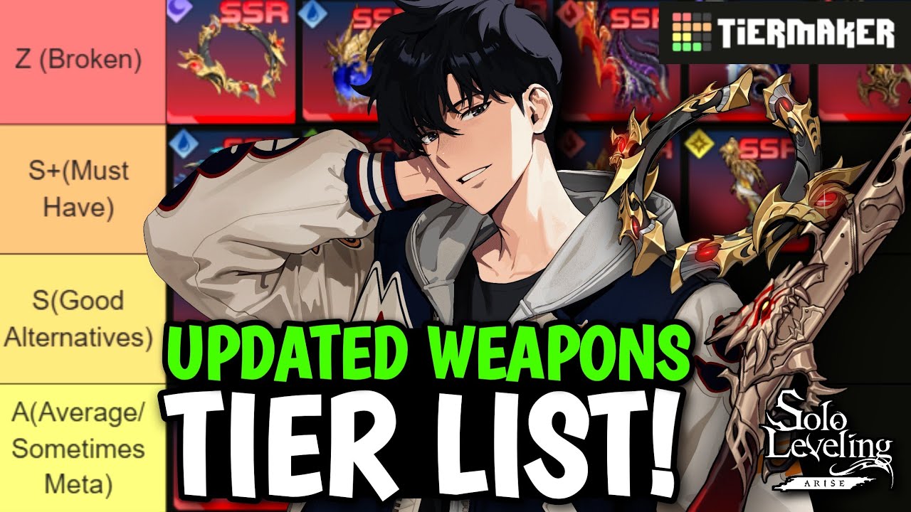 UPDATED FEBRUARY JINWOO SSR WEAPONS TIER LIST! HUGE META SHIFT - Solo Leveling: Arise