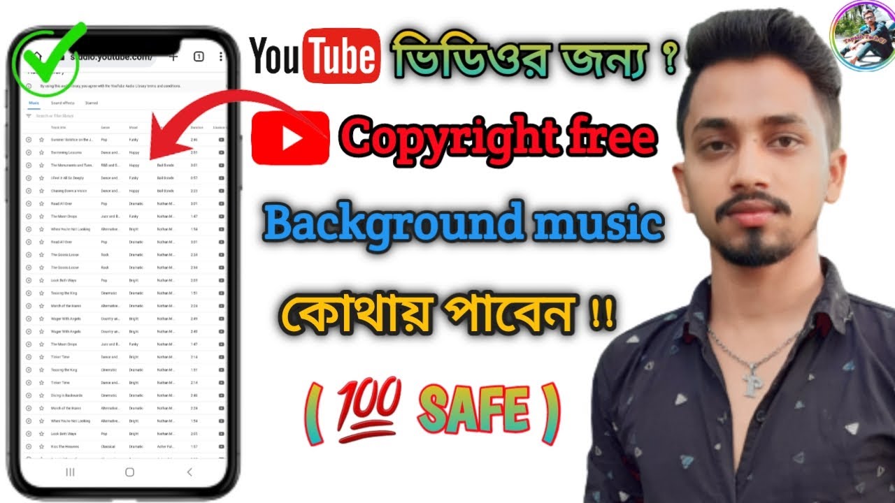 How to Download Copyright free music for videos / কপিরাইট ফ্রি মিউজিক ডাউনলোড করুন 100% সেফ সহো /