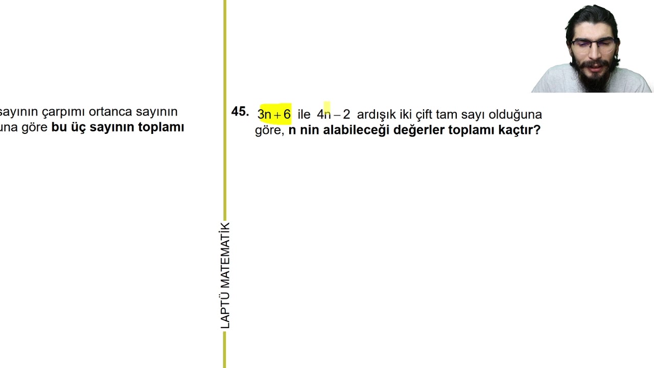 Temel Kavramlar | Konu Anlatımı | 45.Soru