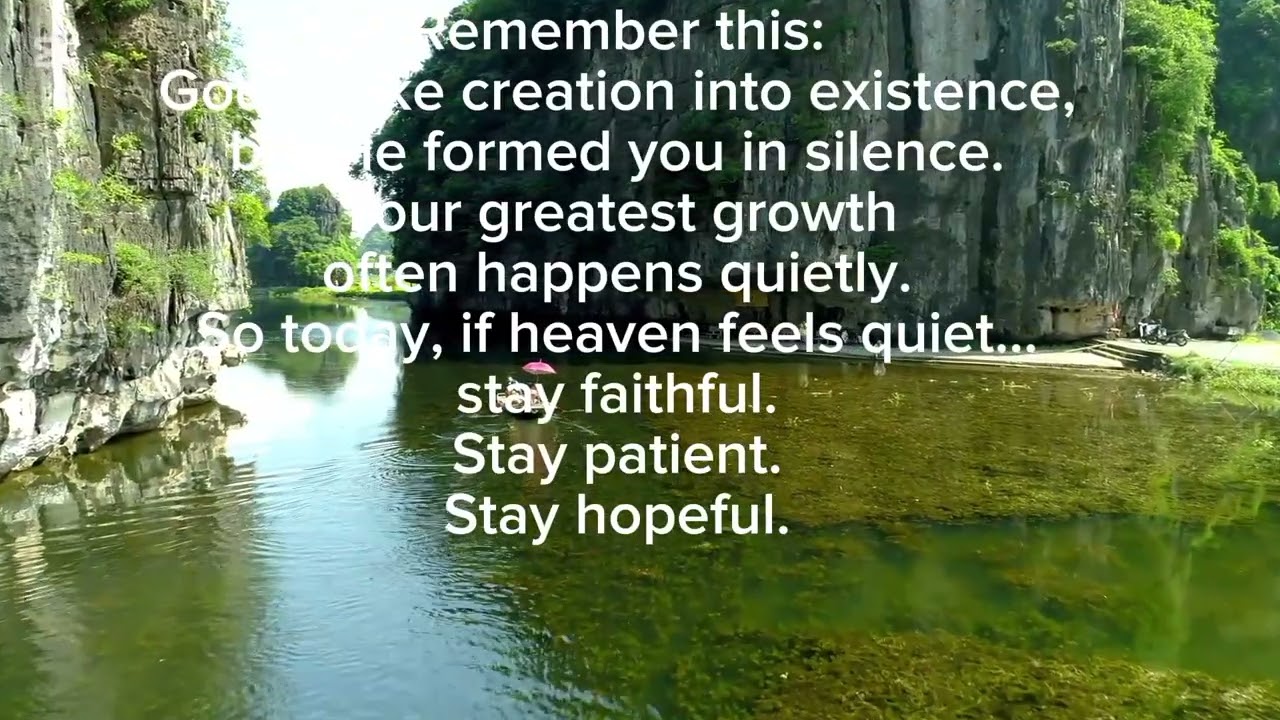 When God Is Silent – Don’t Give Up Yet #WhenGodIsSilent#FaithInTheWaiting#TrustGod