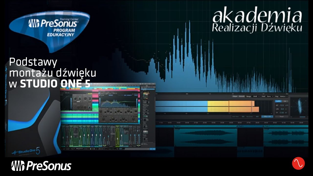 PreSonus Studio One | Podstawy montażu dźwięku (1)