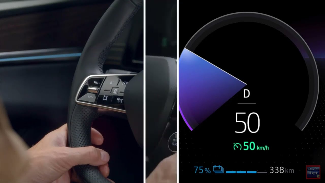 GUIDA RENAULT MEGANE E TECH volante, palette e leva E Shifter #megane3 #etech