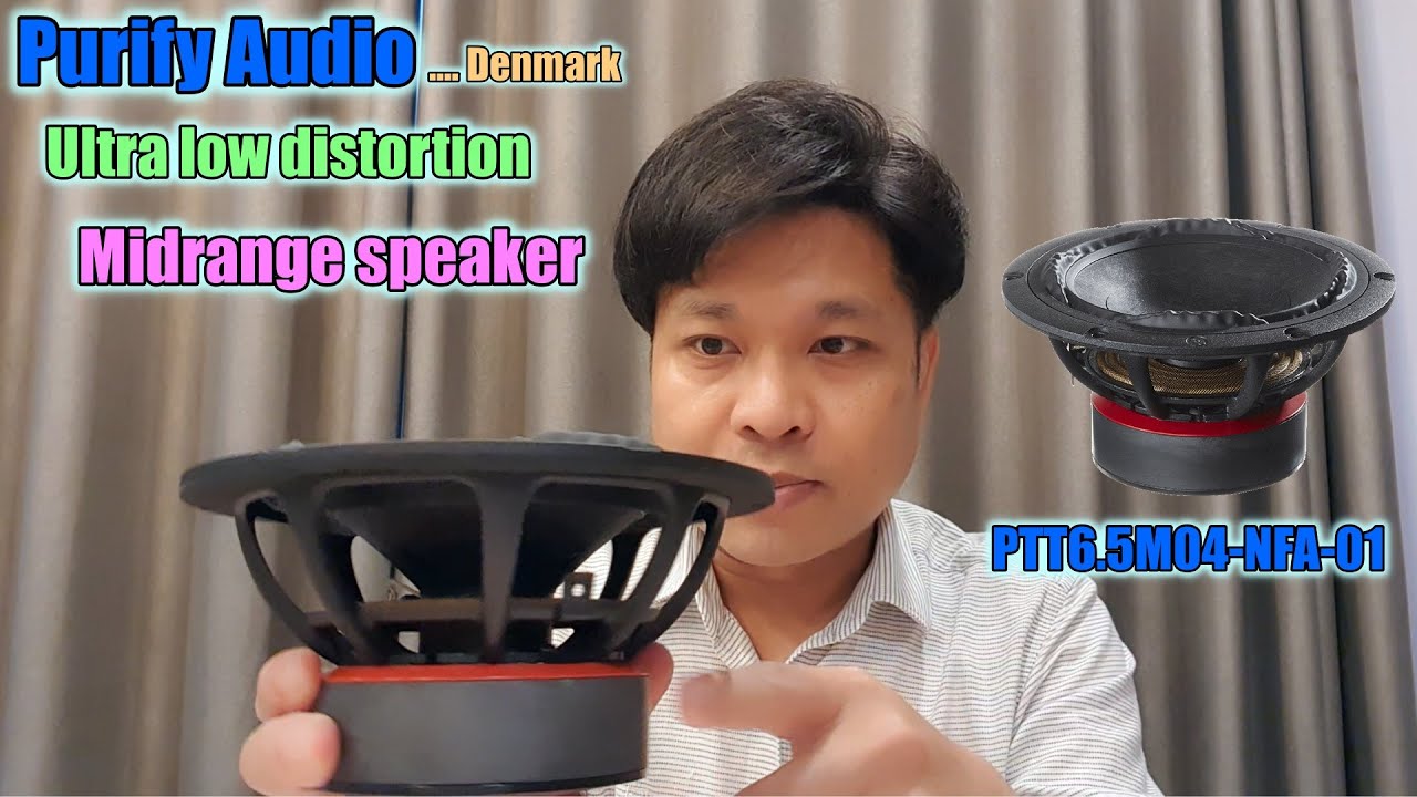 รีวิวลำโพง Purify Audio midrange speaker PTT6.5M04-NFA-01 Unboxing & Review