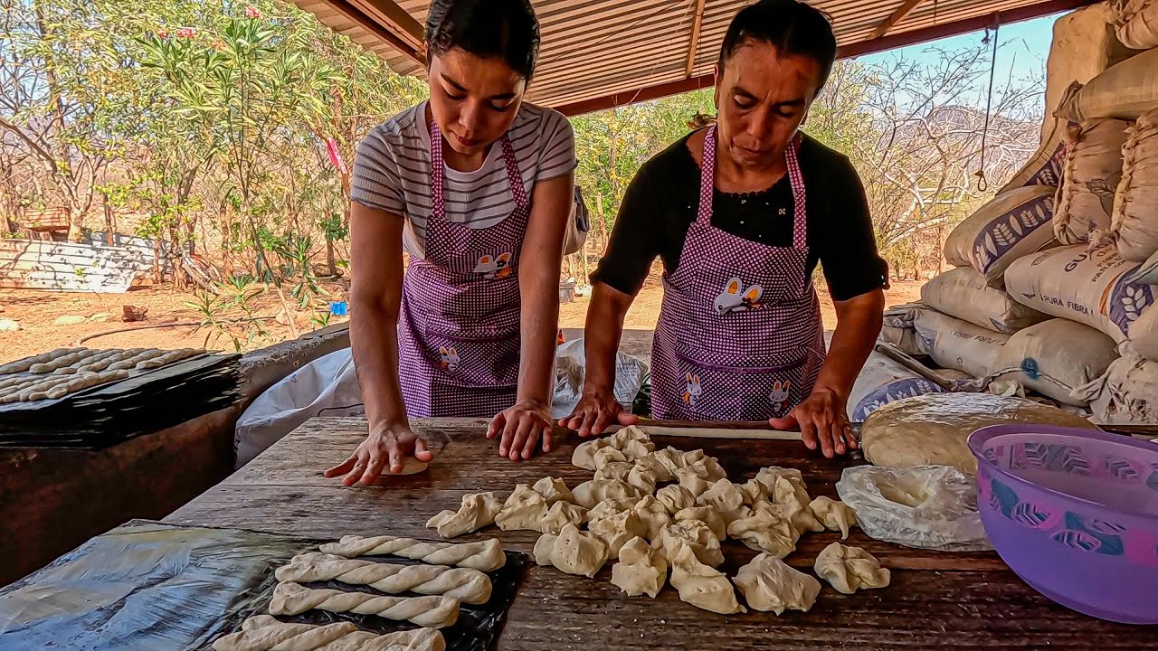 Pan de Rancho (Conchas, Empanadas & Trenzas) en Horno de barro a la Leña - Susy Cocina